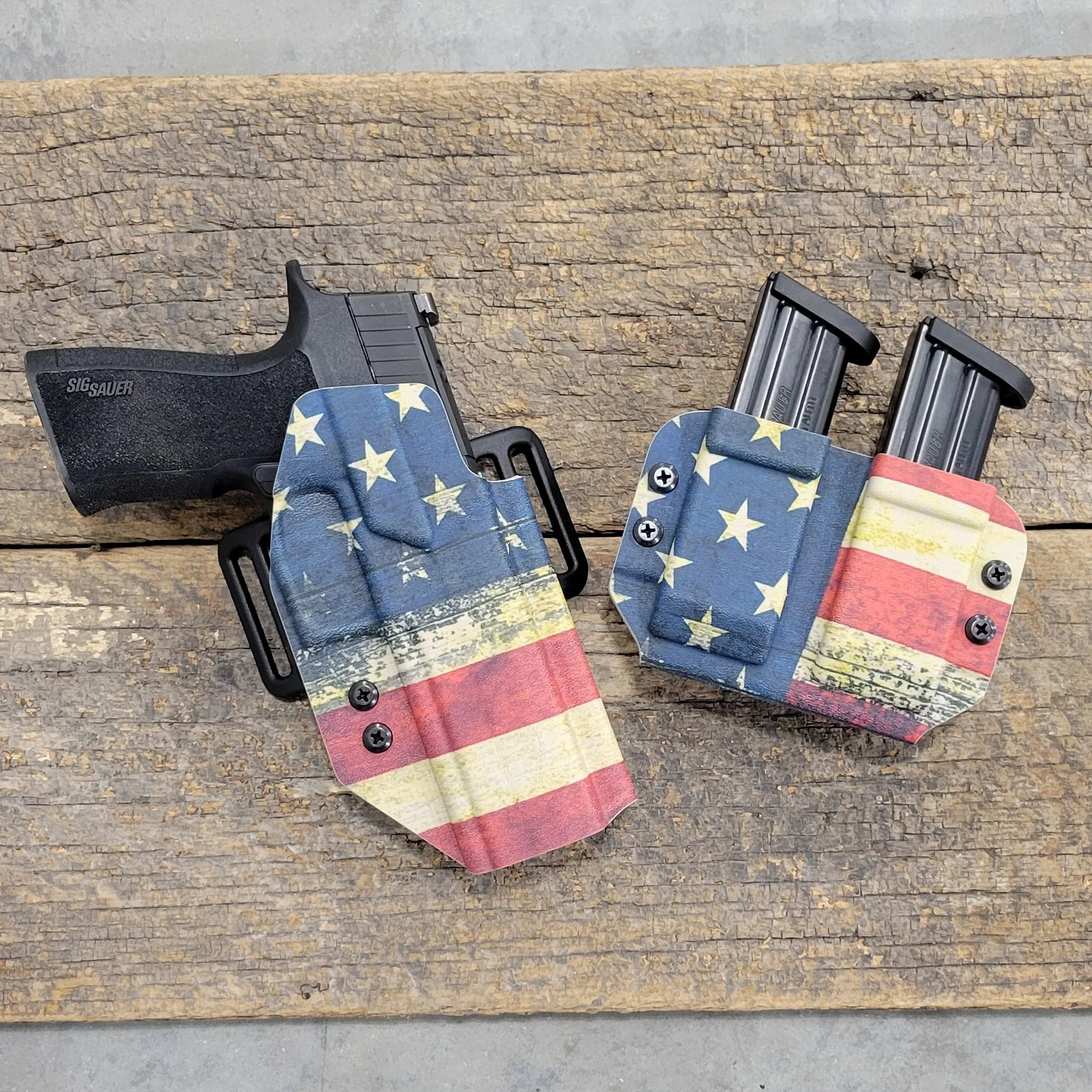 10MM & 45 ACP Double Stack Dual Magazine OWB Holster - Image 5