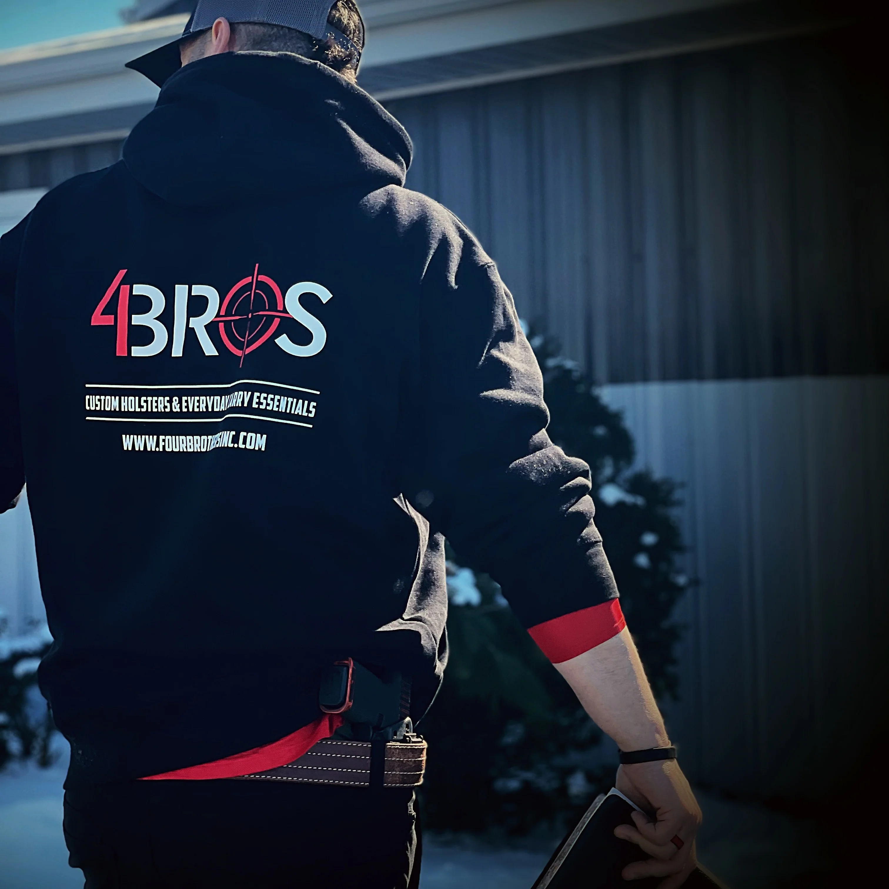4Bros Classic Mid-Weight Hoodie - Image 3