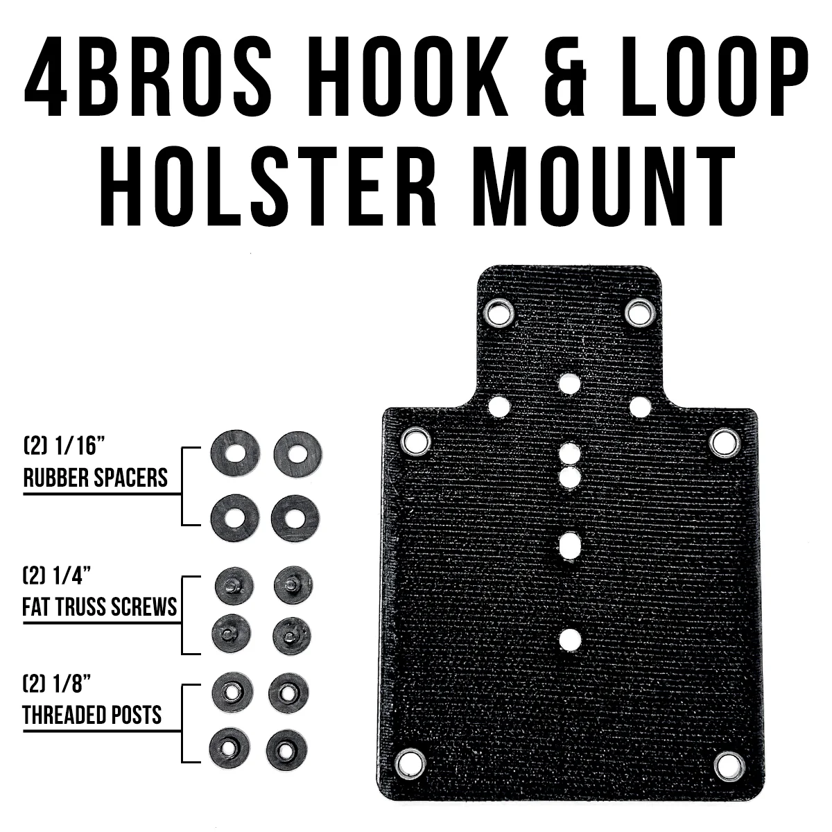 4BROS Hook & Loop Holster Mount for Backpacks & Sling Bags - Image 15