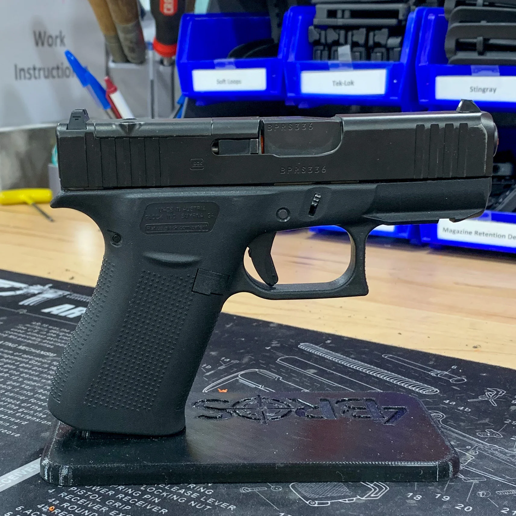 4Bros Subcompact Pistol Stand - Image 3