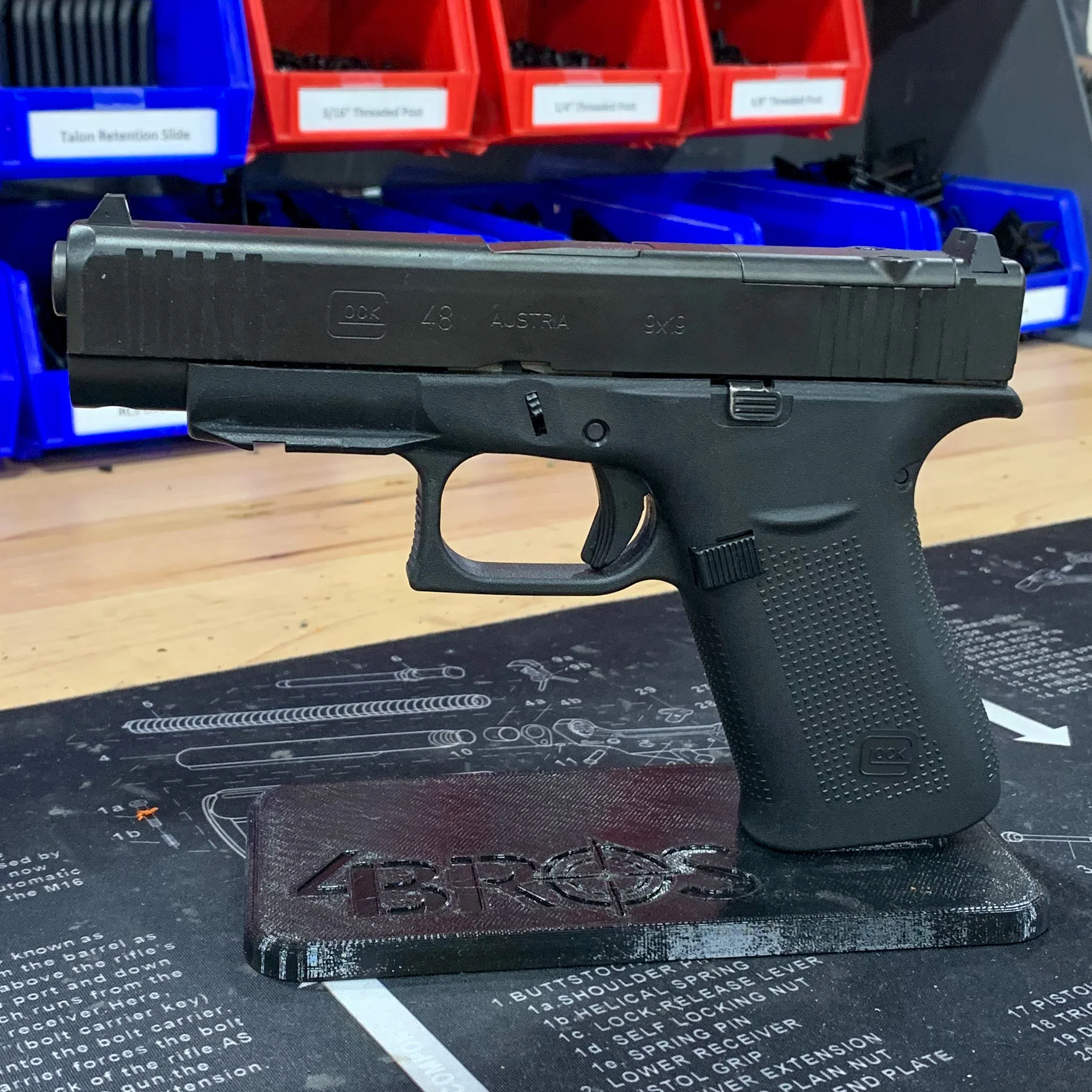 4Bros Subcompact Pistol Stand - Image 4