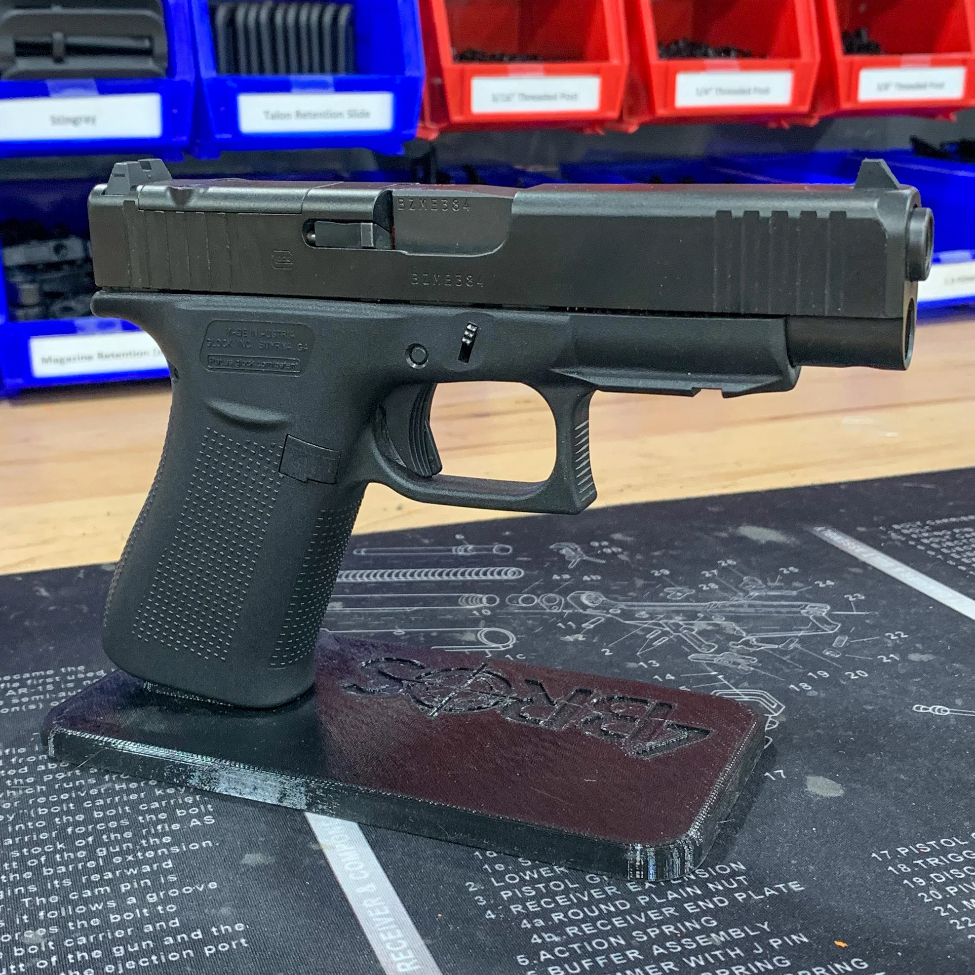 4Bros Subcompact Pistol Stand - Image 5
