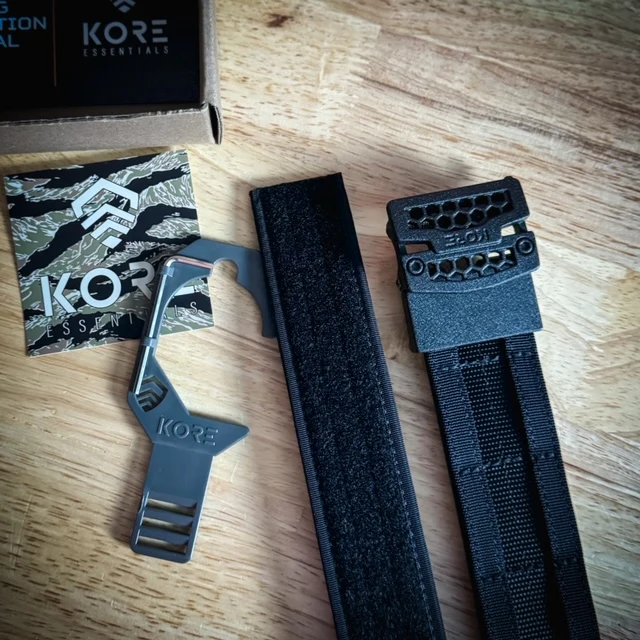 Kore Essentials B1 Black Battle Belt - Image 4