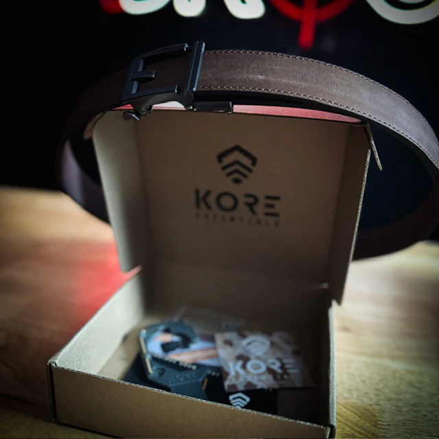 Kore Essentials X3 Brown Western Leather Gun Belt - Image 3