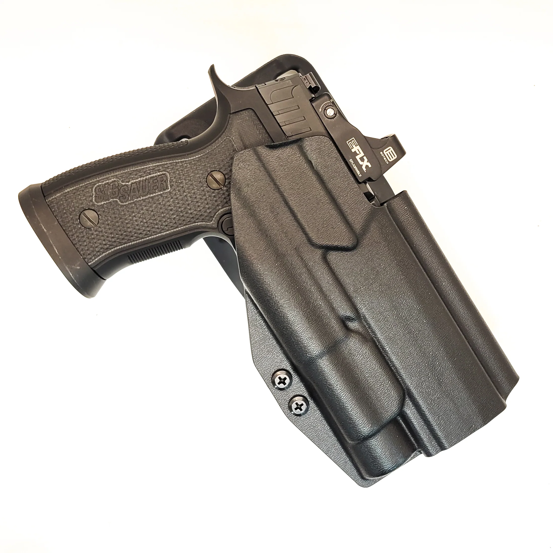 Sig Sauer P320 AXG with TLR-1 HL & Align Tactical Thumb Rest Competition Holster - Image 3