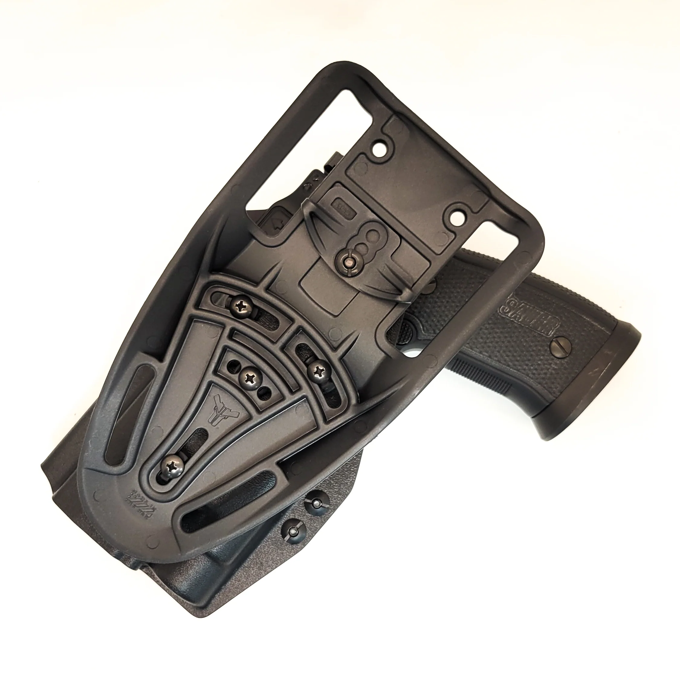 Sig Sauer P320 AXG with TLR-1 HL & Align Tactical Thumb Rest Competition Holster - Image 4