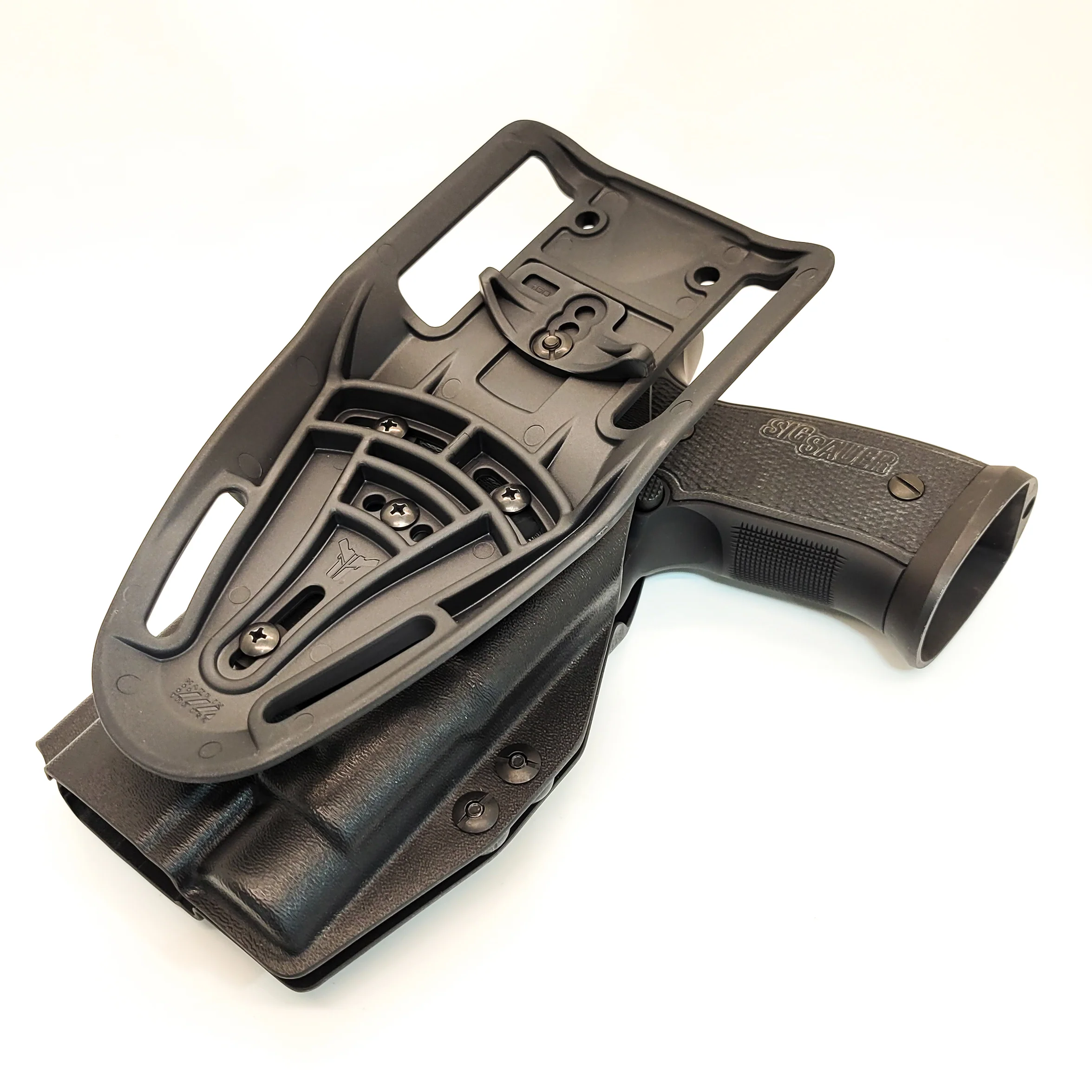 Sig Sauer P320 AXG with TLR-1 HL & Align Tactical Thumb Rest Competition Holster - Image 8