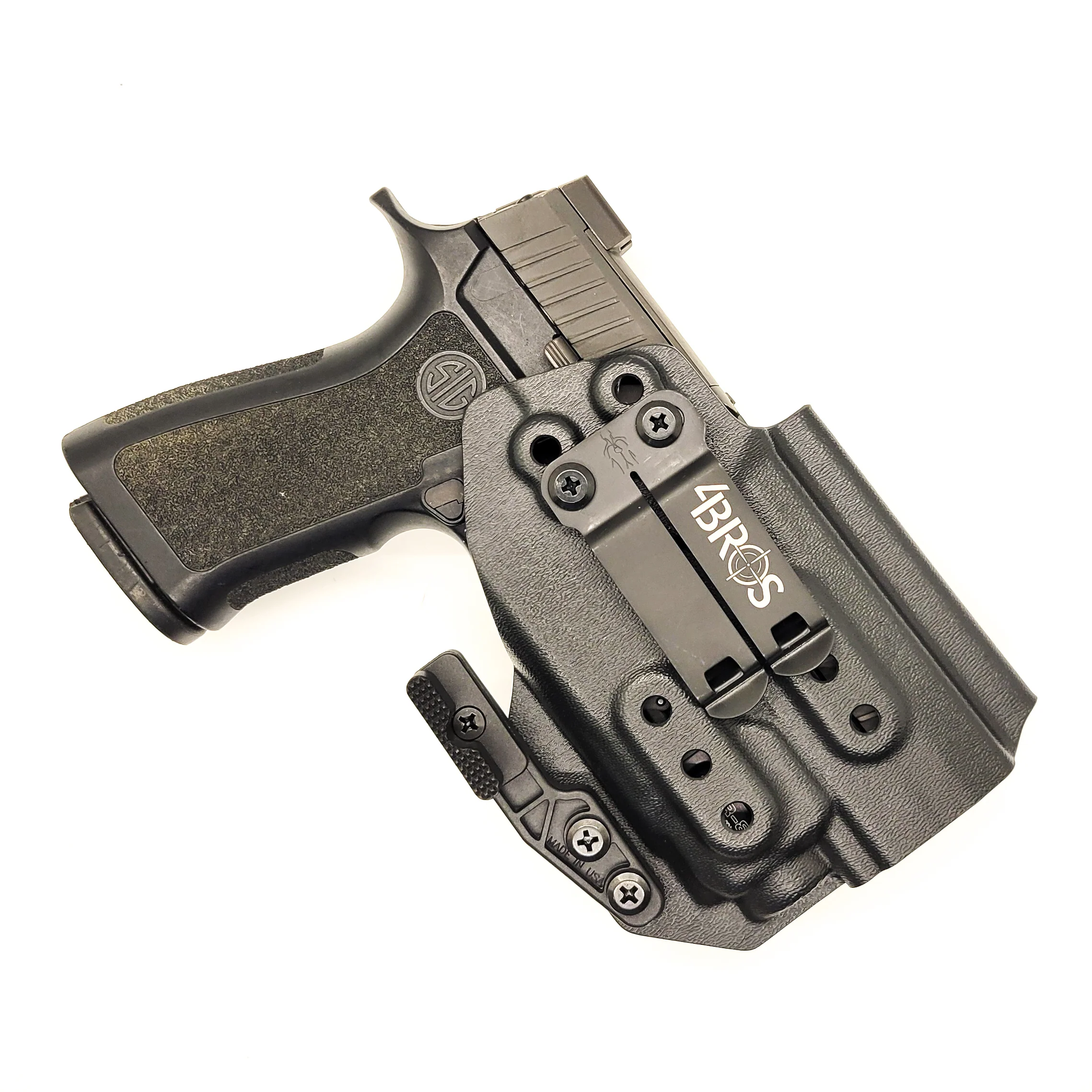 Sig Sauer P320 Compact/Carry with TLR-8A & Align Tactical Thumb Rest IWB Holster - Image 3