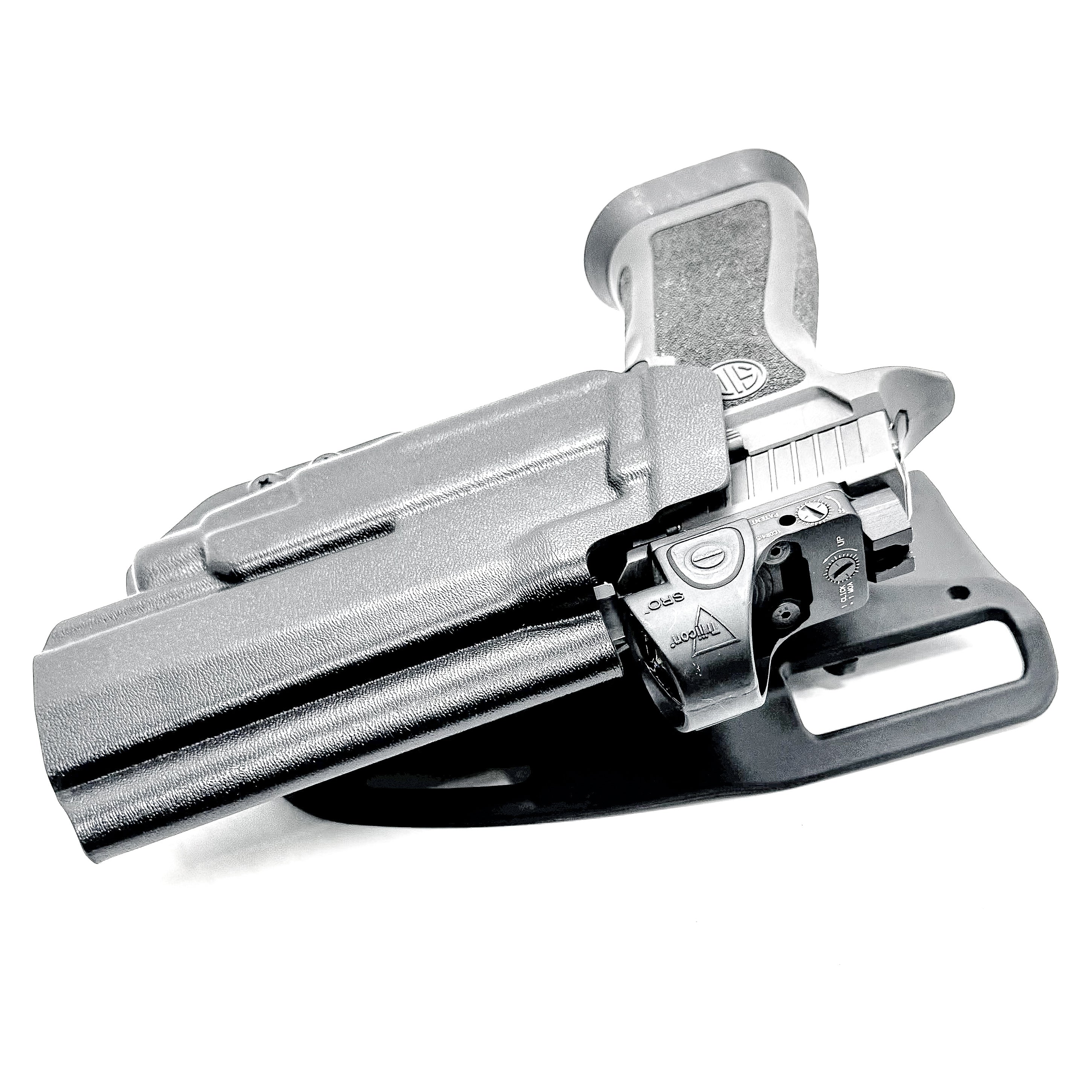 Sig Sauer P320 with TLR-7 X & HL-X & Align Tactical Thumb Rest Competition Holster - Image 7
