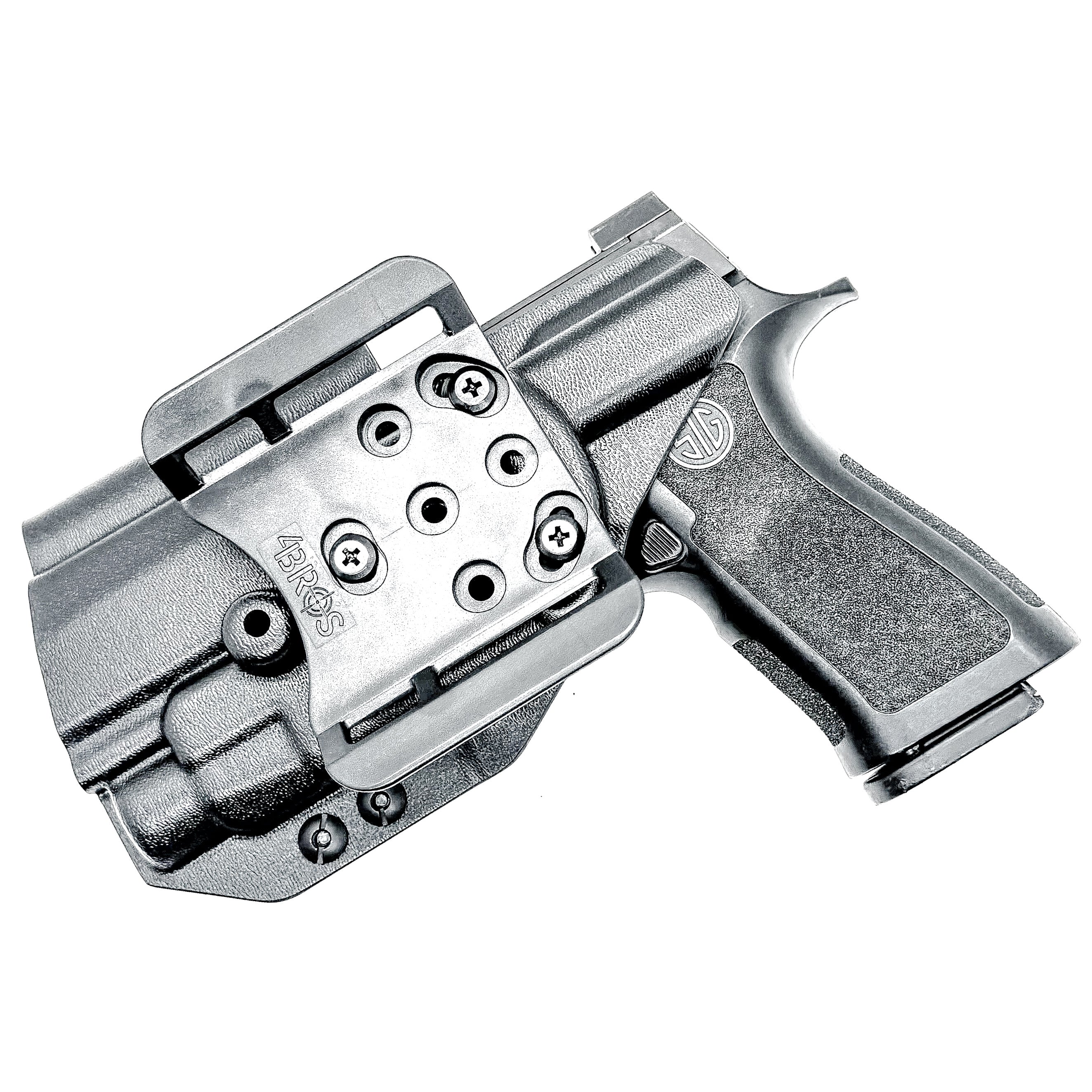 Sig Sauer P320 Compact/Carry & TLR-7 X & HL-X & Align Tactical Thumb Rest OWB Holster - Image 4