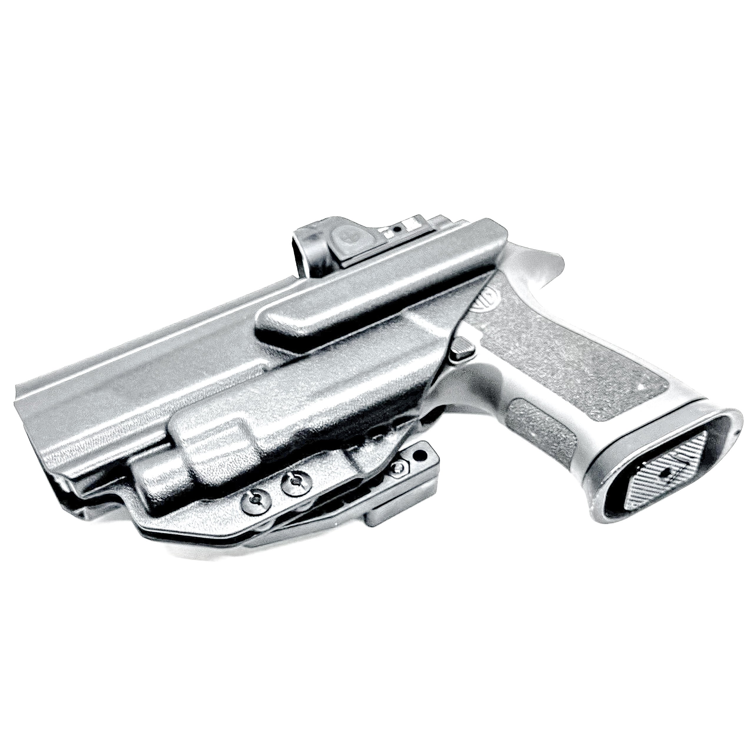 Sig Sauer P320 with TLR-7 X & HL-X & Align Tactical Thumb Rest IWB Holster - Image 10