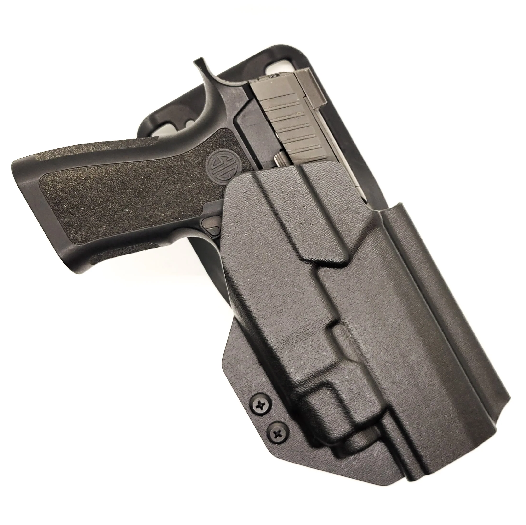 Sig Sauer P320 with TLR-8A & Align Tactical Thumb Rest Competition Holster - Image 3