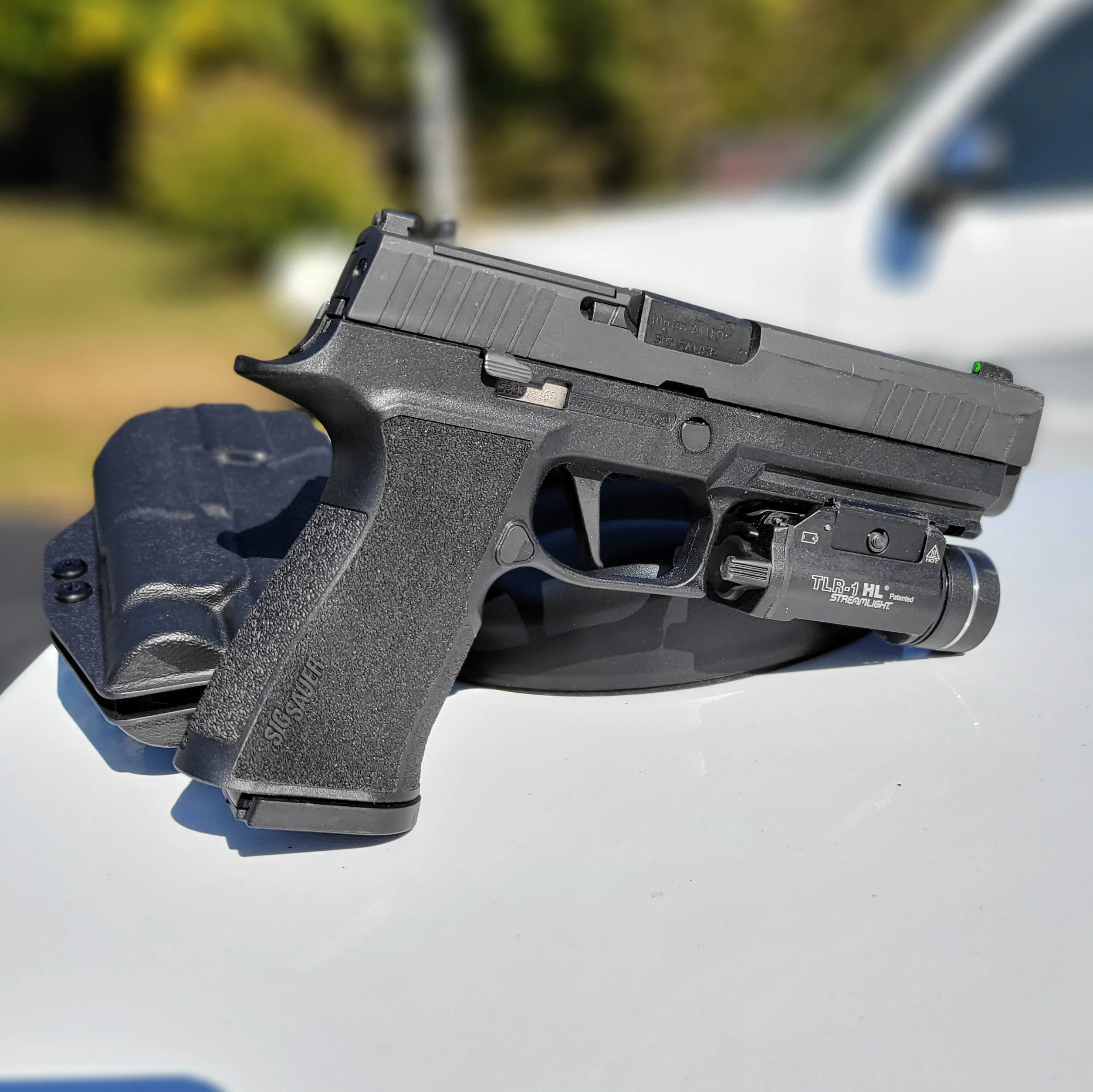 Sig Sauer P320-XTEN with TLR-1 HL Duty & Competition Holster - Image 8