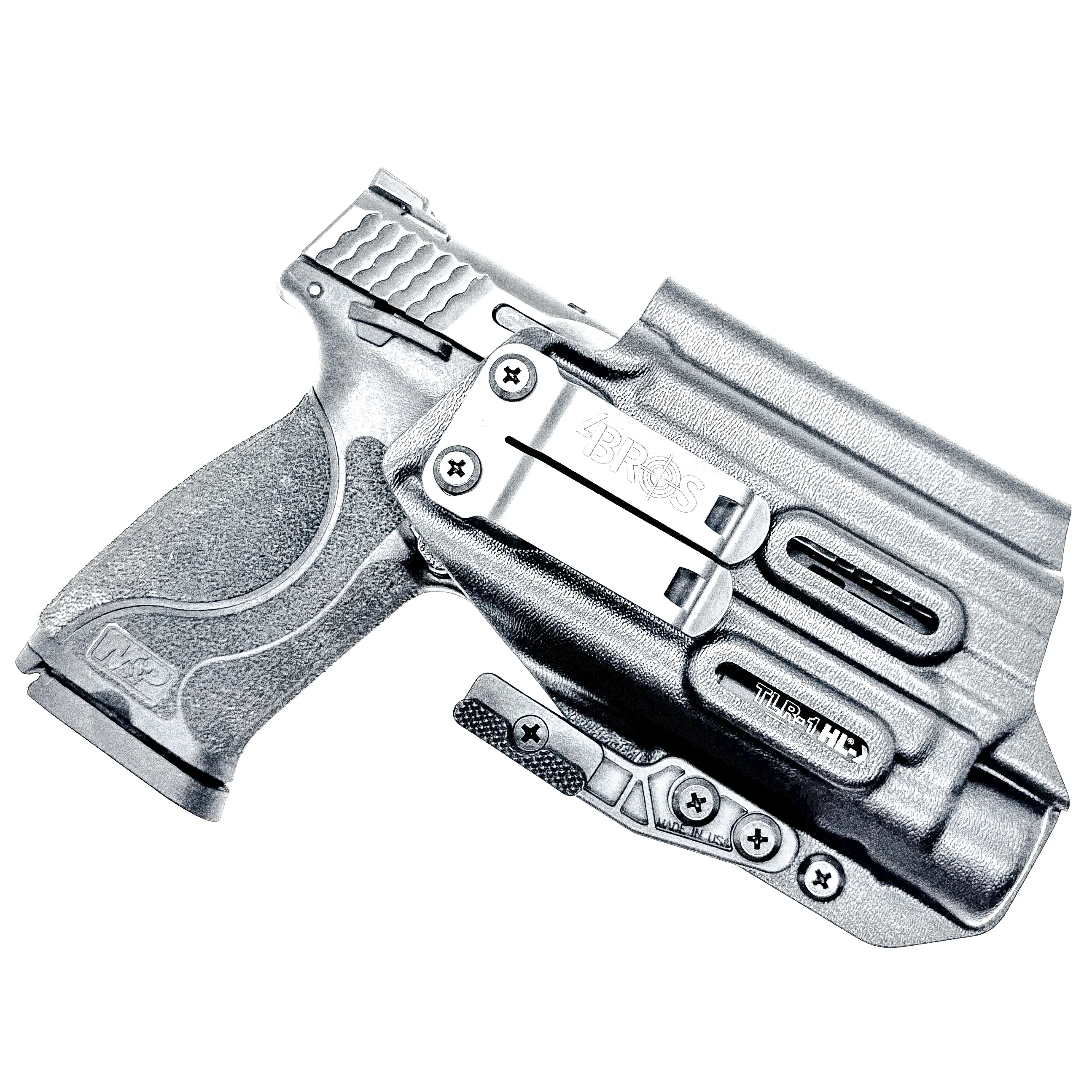 Smith & Wesson M&P 4" 10MM & TLR-1 HL-X IWB Holster - Image 3