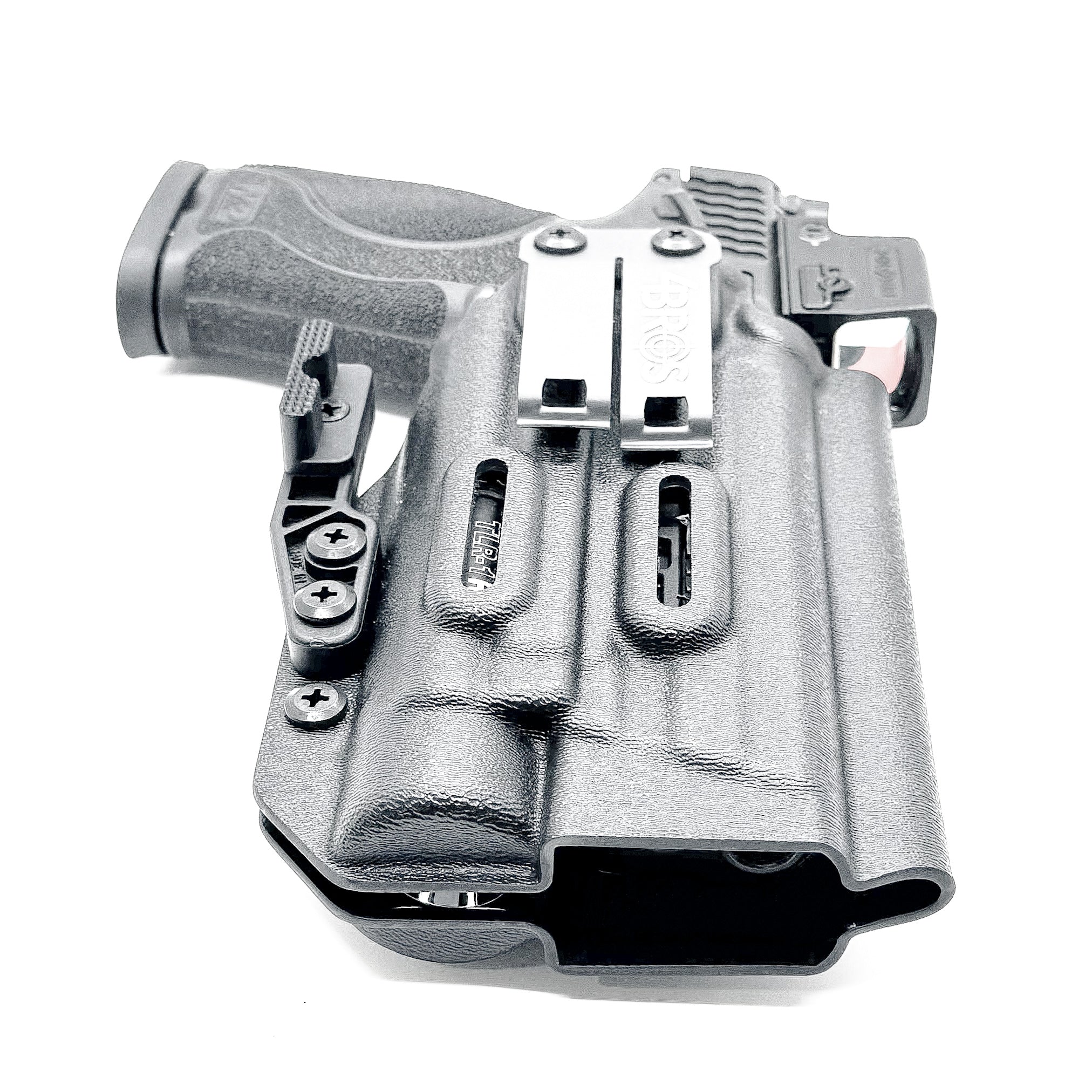 Smith & Wesson M&P 4.6" 10MM M2.0 & TLR-1 HL-X IWB Holster - Image 6