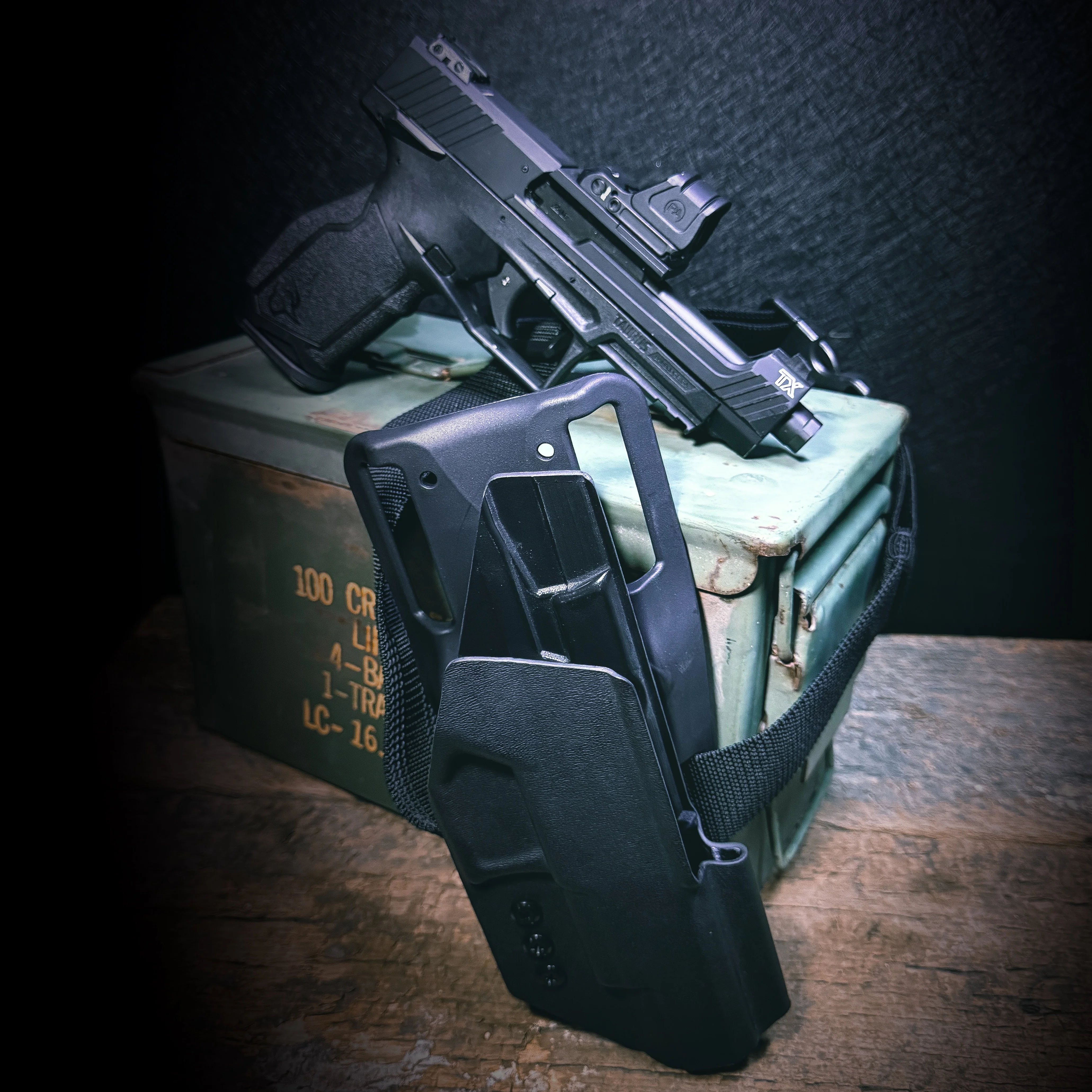 Taurus TX 22 Competition Holster with Thigh Strap - Image 11